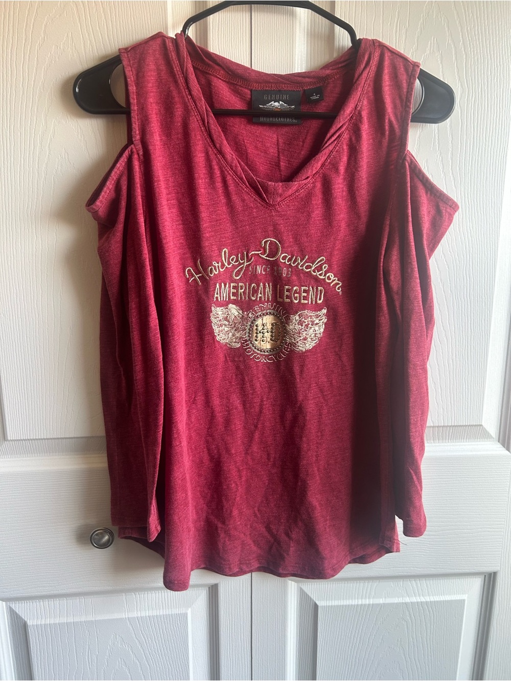 Harley-Davidson Cold Shoulder Top – Size S